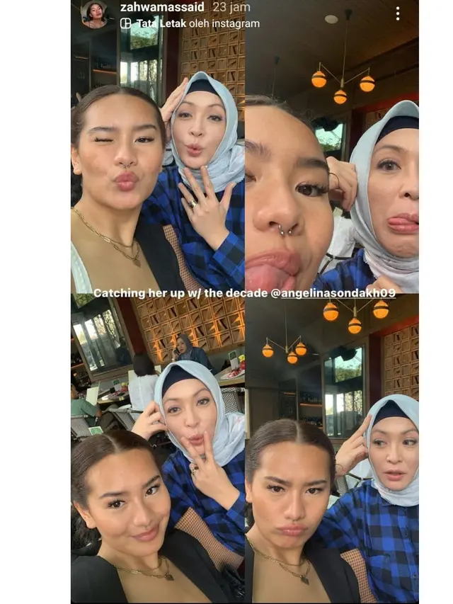 6 Momen Angelina Sondakh Hangout Bareng Ketiga Buah Hatinya, Penuh Kehangatan