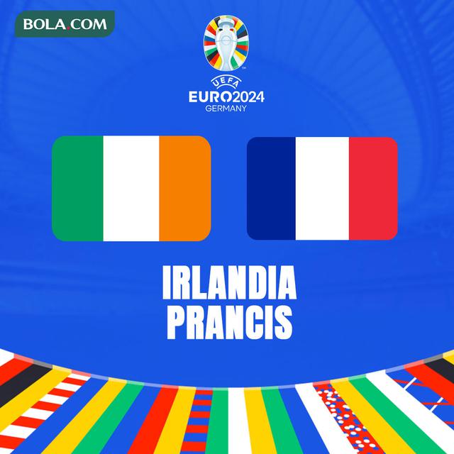Kualifikasi Euro 2024 - Irlandia Vs Prancis