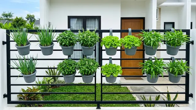Model Kebun Sayur Gantung untuk Rumah Tanpa Halaman Luas. Gemini