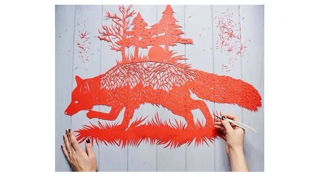 8 Foto Seni Potong Kertas Ini Dibuat dengan Ukuran Tak Biasa, Bikin Takjub
