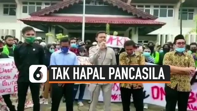 VIDEO: Viral Anggota DPRD Tak Hapal Teks Pancasila