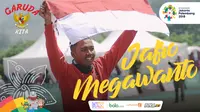 Garuda Kita Asian Games Jafro Megawanto (Bola.com/ Grafis: Adreanus Titus /Foto: Merdeka.com/ Arie Basuki)