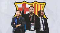Barcelona - Frank Lampard, Xavi, Andrea Pirlo (Bola.com/Adreanus Titus)