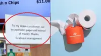Virus Corona Meluas, Kafe Ini Pilih Dibayar Pakai Tisu Toilet