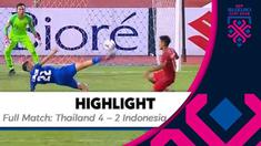 Berita video highlights Piala AFF 2018 antara Thailand melawan Timnas Indonesia yang berakhir dengan skor 4-2 di Stadion Rajamangala, Bangkok, Sabtu (17/11/2018).