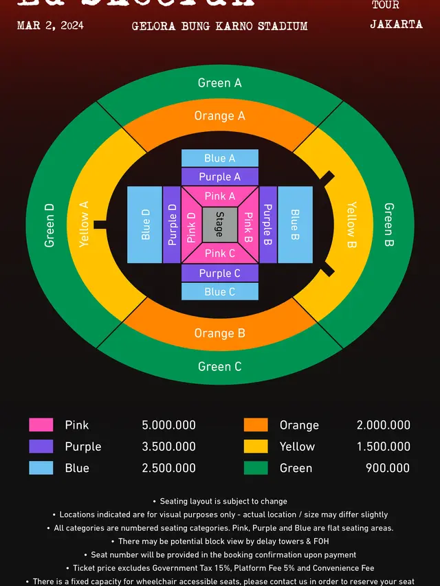 Ed Sheeran Gelar Konser Bertajuk "+ - = ÷ x" di GBK Jakarta, Jual Tiket