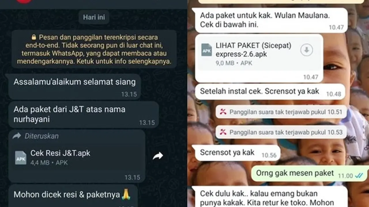 6 Potret Modus Penipuan Terbaru Menyamar Jadi Kurir, Jangan Klik Link Resi