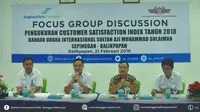 Melalui survei CSI dari INACA, Angkasa Pura I Balikpapan ingin menggali sejauh mana tingkat kepuasan pengguna bandara SAMS Sepinggan Balikpapan.