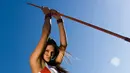 Pada 2001, Leryn Franco menjadi juara lempar lembing pada kejuaraan junior Amerika Selatan. (lerynfranco.com)