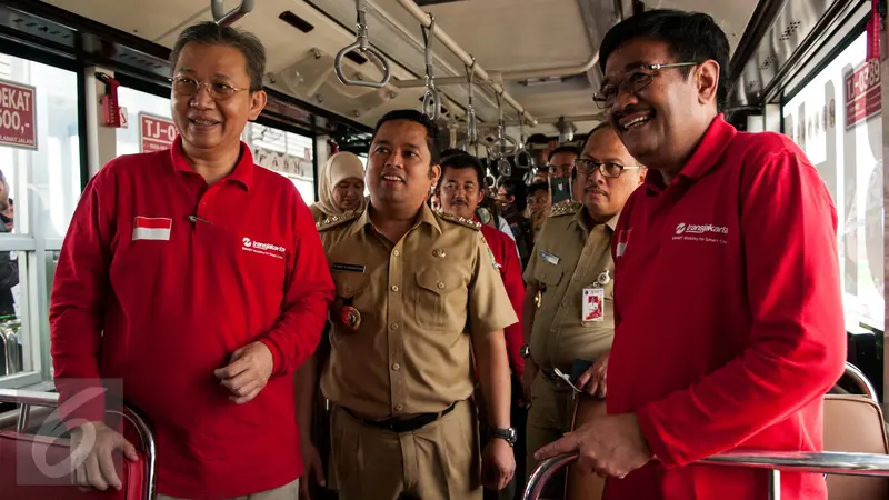 Djarot Tinjau Ujicoba Koridor 13 Transjakarta