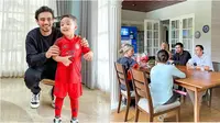 6 Potret Nathan Tjoe-A-On di Rumah Raffi Ahmad, Main Futsal hingga Coba Nasi Liwet