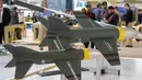 UMEX merupakan sebuah ajang Pameran dan Konferensi Sistem Tak Berawak Internasional yang dihelat di Abu Dhabi, Uni Emirat Arab pada 23-25 Januari 2024. (Ryan LIM/AFP)