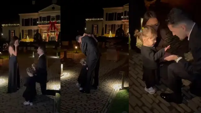 Momen lamaran Jennifer Coppen dan Justin Hubner. (Instagram/ jennifercoppenreal20)