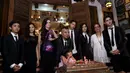 Kecantikan Safeea begitu terlihat menggemaskan ketika ia meniup lilin pada kue ulang tahunnya. (Andy Masela/Bintang.com)