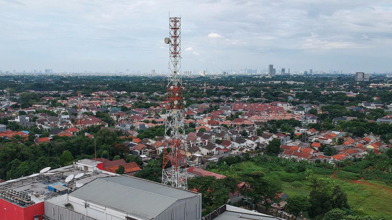 BTS Smartfren di BSD, Tangsel.