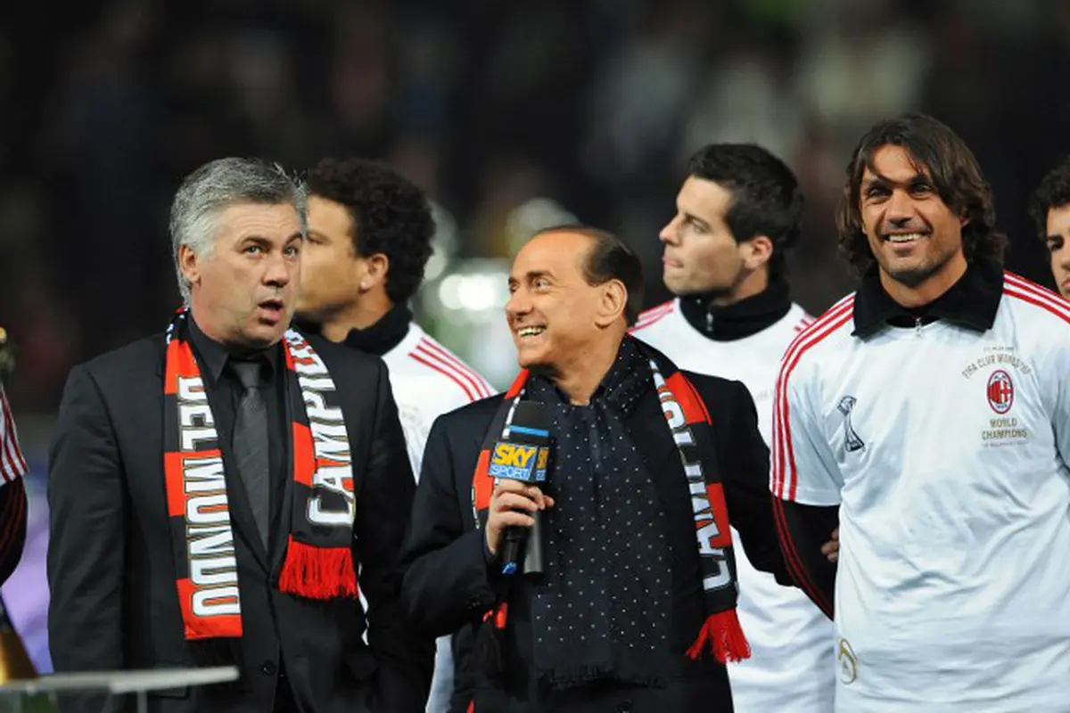 Carlo Ancelotti - Silvio Berlusconi