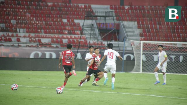 Uji Coba Timnas Indonesia Vs Bali United