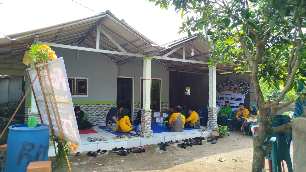 Rumah CNA bocah 7 tahun korban pembunuhan ramai didatangi pelayat untuk menyampaikan duka cita atas meninggalnya CNA (Istimewa)