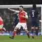 3. Shkordan Mustafi - Pemain timnas Jerman tersebut didatangakan dua tahun silam dimasa kepelatihan Arsene Wenger. Penampilan inkonsisten membuatnya kalah saing dengan Sokratis yang lebih tangguh di lini belakang. (AFP/Glyn Kirk)