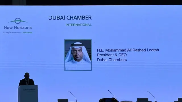 President And CEO Of Dubai Chambers Mohammad Ali Rashed Lootah (Foto: Liputan6.com/Tira Santia)