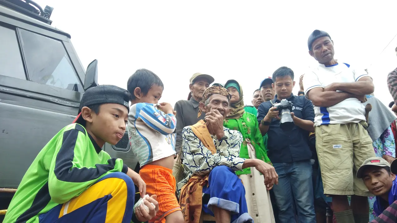 Hengky Kurniawan (12) korban selamat longsor Sukabumi
