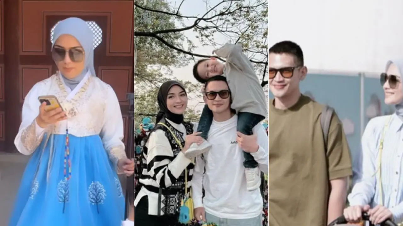 Citra Kirana dan Rezky Aditya Liburan ke Korea Selatan