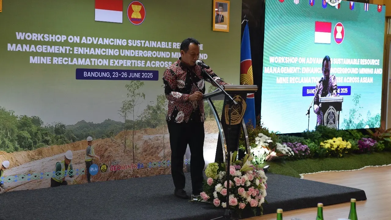Melalui Kegiatan Workshop di Bandung, ASEAN Sepakati Penguatan Kapasitas di Bidang Reklamasi Tambang dan Tambang Bawah Tanah