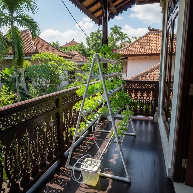 9 Model Hidroponik Bertingkat untuk Balkon Rumah, Hemat Tempat dan Mudah Dibuat