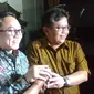 Ketua Umum DPP Partai Hanura Wiranto, Ketum DPP PAN Zulkifli Hasan, dan Sekjen PDIP Hasto Kristiyanto. (Liputan6.com/Putu Merta Surya Putra)