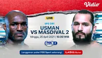 Streaming UFC 261 di FOX Sports. (Sumber : dok. vidio.com)