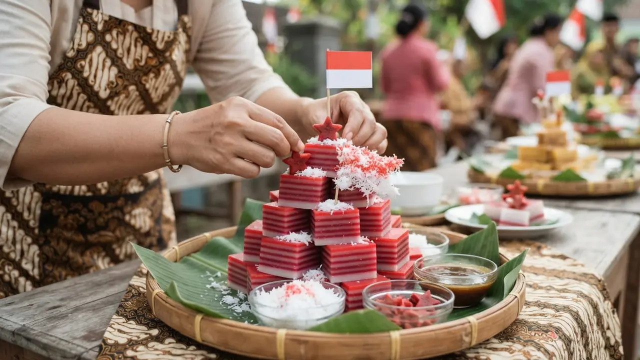 Cara Menghias Kue Tradisional Untuk Lomba 17 Agustus