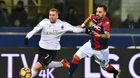 AC Milan bakal menjajal Gerard Deulofeu sebagai false nine. (GIUSEPPE CACACE / AFP)