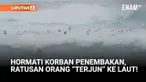 Sekitar 200 orang mengikuti aksi renang peringatan atau commemorative swim di Bondi Beach, Sydney, pada Rabu, sebagai bentuk penghormatan bagi para korban penembakan massal yang terjadi akhir pekan lalu.