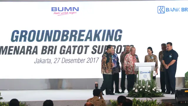 Menteri BUMN Rini Soemarno Resmikan Groundbreaking Menara BNI