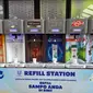 Salah satu refill station yang diluncurkan Unilever pada Selasa, 25 Februari 2020, di Jakarta. (Liputan6.com/Dinny Mutiah)