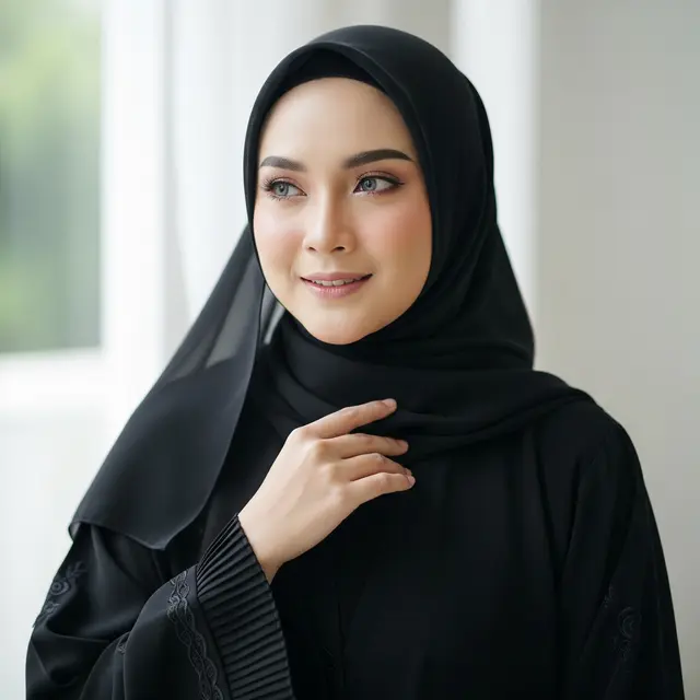 Gamis Syar’i agar Wajah Terlihat Lebih Cerah dan Manis