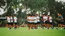 Timnas Indonesia mulai melakukan persiapan jelang Piala AFF 2022 yang akan berlangsung pada 20 Desember 2022 hingga 16 Januari 2023. (Bola.com/Maheswara Putra)