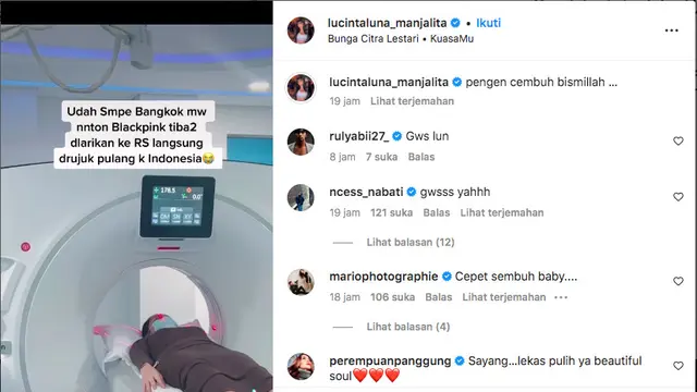 Lucinta Luna Batal Nonton Konser Blackpink di Bangkok, Langsung Pulang ke Indonesia dan Dilarikan ke Rumah Sakit
