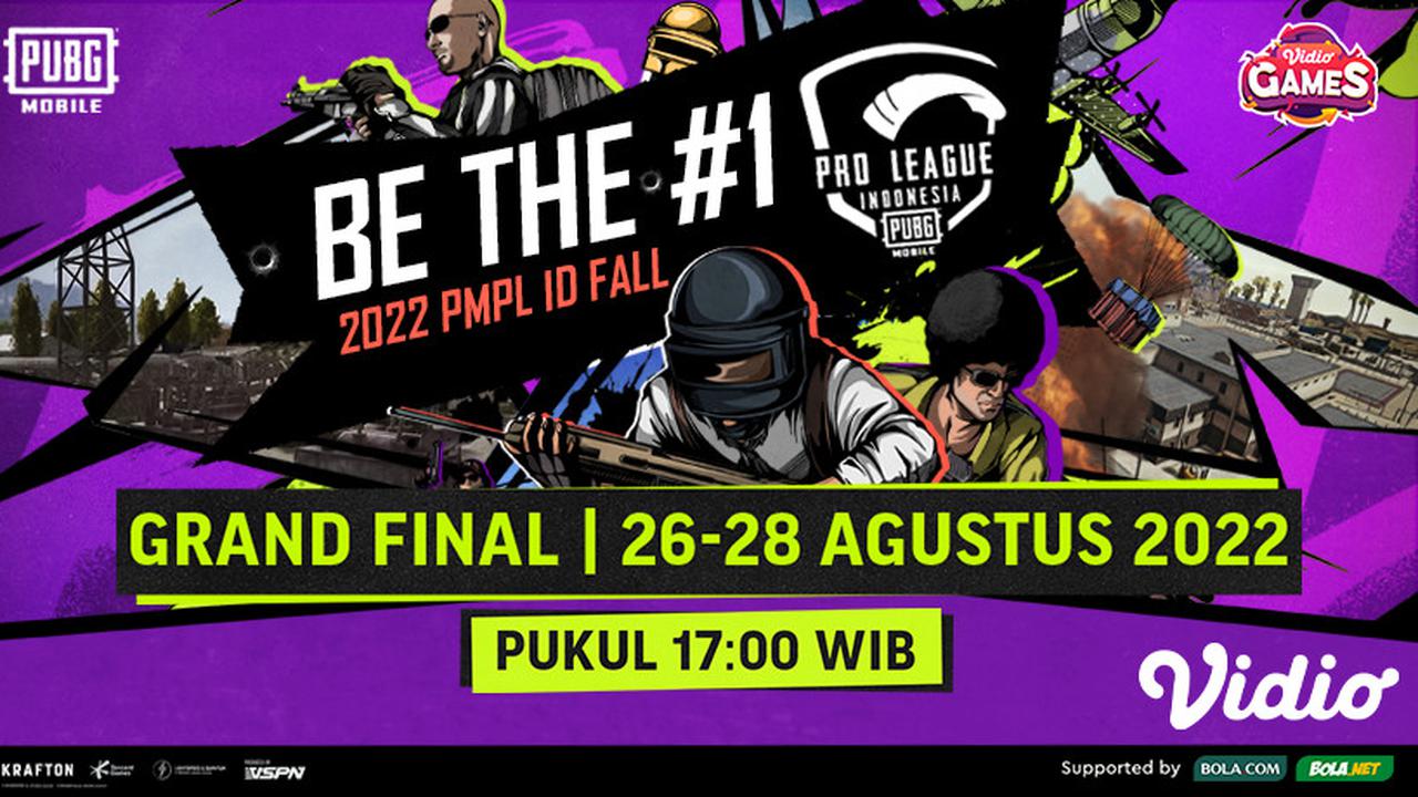 Jangan Lewatkan Keseruan Grandfinal PMPL ID Fall 2022 Live Vidio 26-28 Agustus 2022