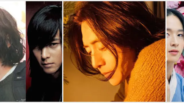 Aktor Korea dengan rambut panjang (Doc. Kbizoom.com)