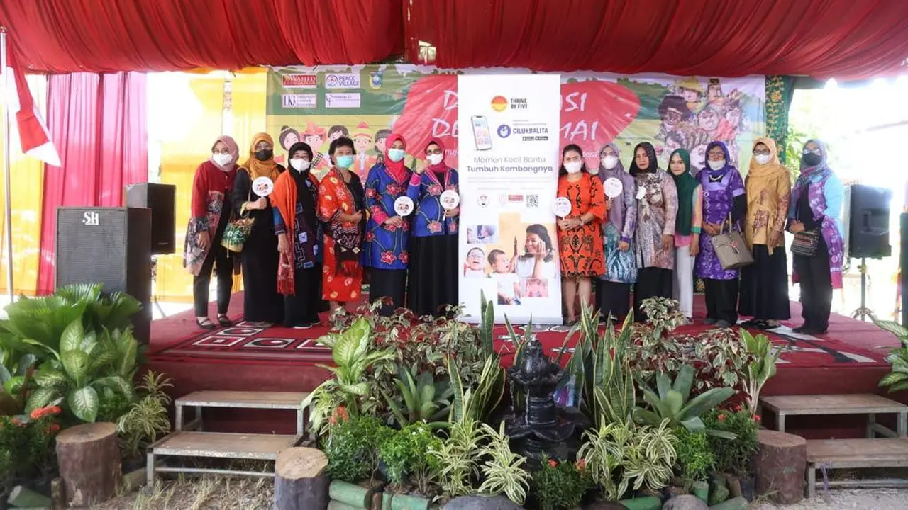 Peluncuran Aplikasi di Desa Damai Wahid Foundation di Kalimantan Selatan
