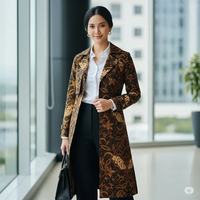 Trench Coat Batik