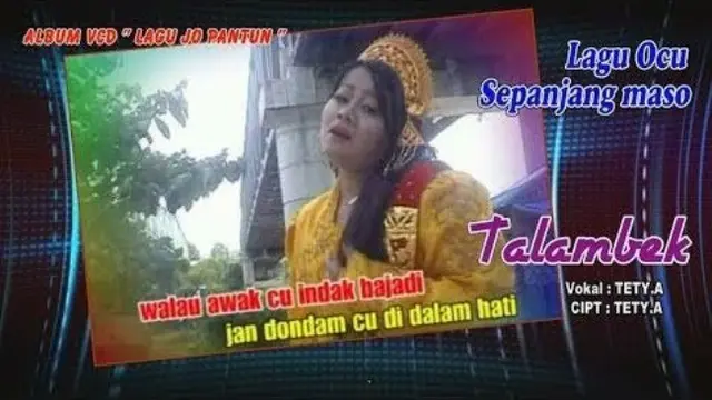 Cover Lagu Ocu dari Kampar yang banyak disenangi masyarakat setempat.