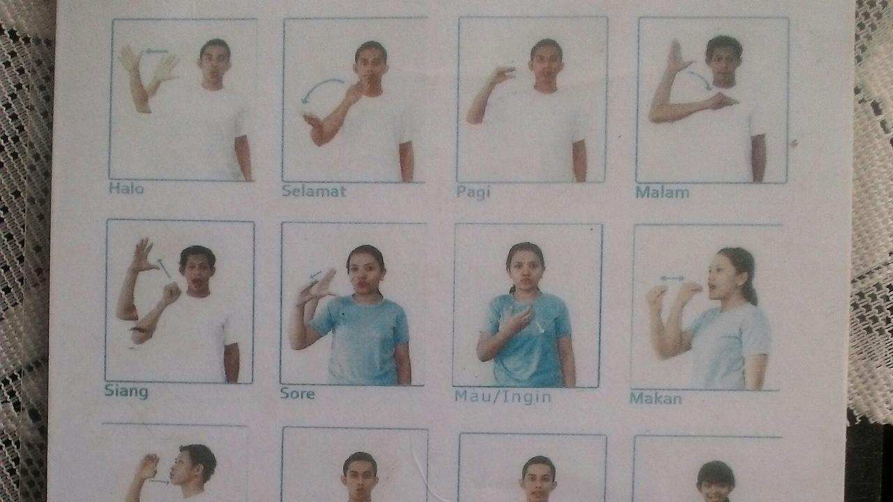 Lembar panduan Bisindo