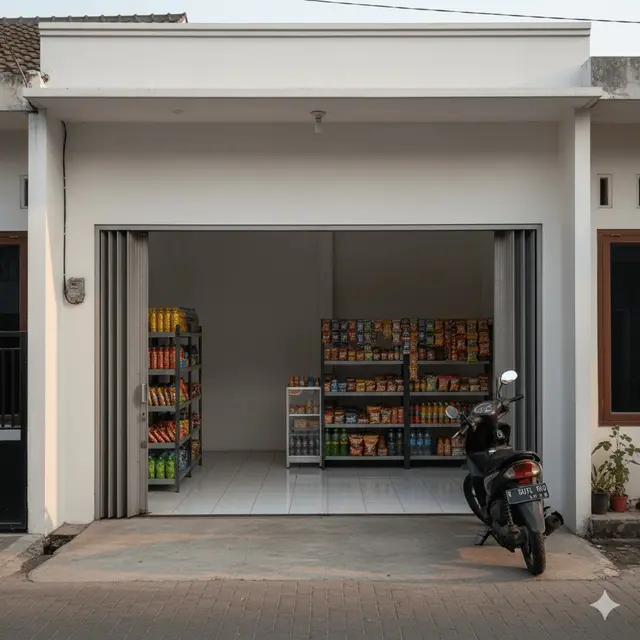 Desain Warung Mini di Sudut Rumah Tanpa Renovasi Besar. Gemini