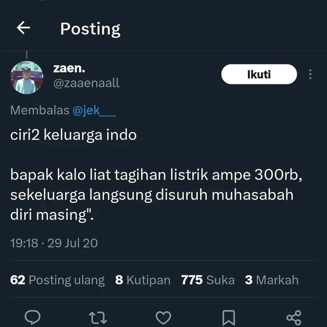 6 Cuitan ‘Ciri-ciri Keluarga Indo’ ketika Mati Listrik Ini Benar Adanya