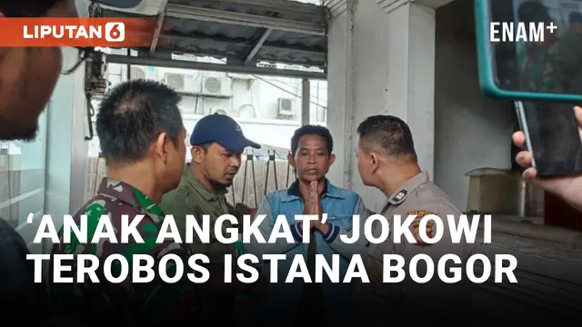 Pria Ngaku Anak Angkat Jokowi Nekat Terobos Istana Bogor