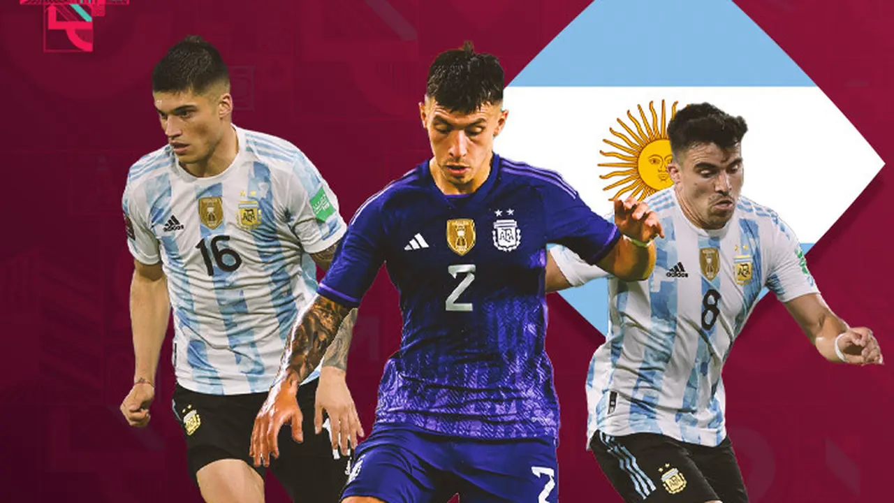 Timnas Argentina - Joaquin Correa, Lisandro Martinez, Marcos Acuna