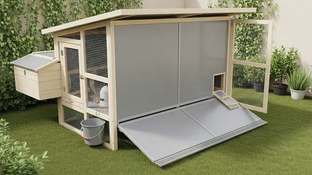 Desain Kandang Ayam di Halaman Rumah Sempit Tanpa Bau