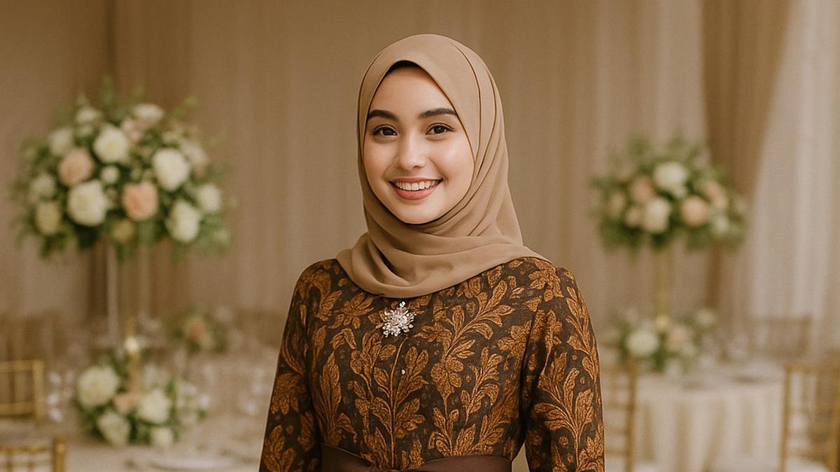 7 Model Baju Batik Syari Modern Anti Terlihat Tua saat Kondangan Outdoor, Cocok Dipakai untuk Acara 2025